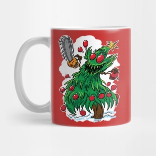 Christmas Tree Monster Mug